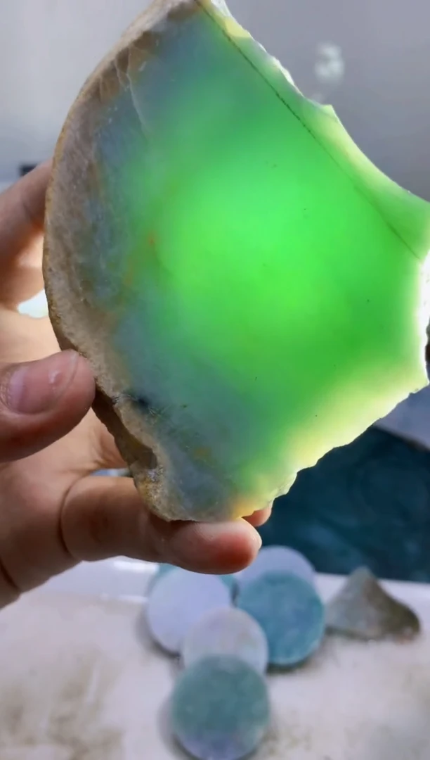 翡翠裸石0蒙0翡翠珠宝867