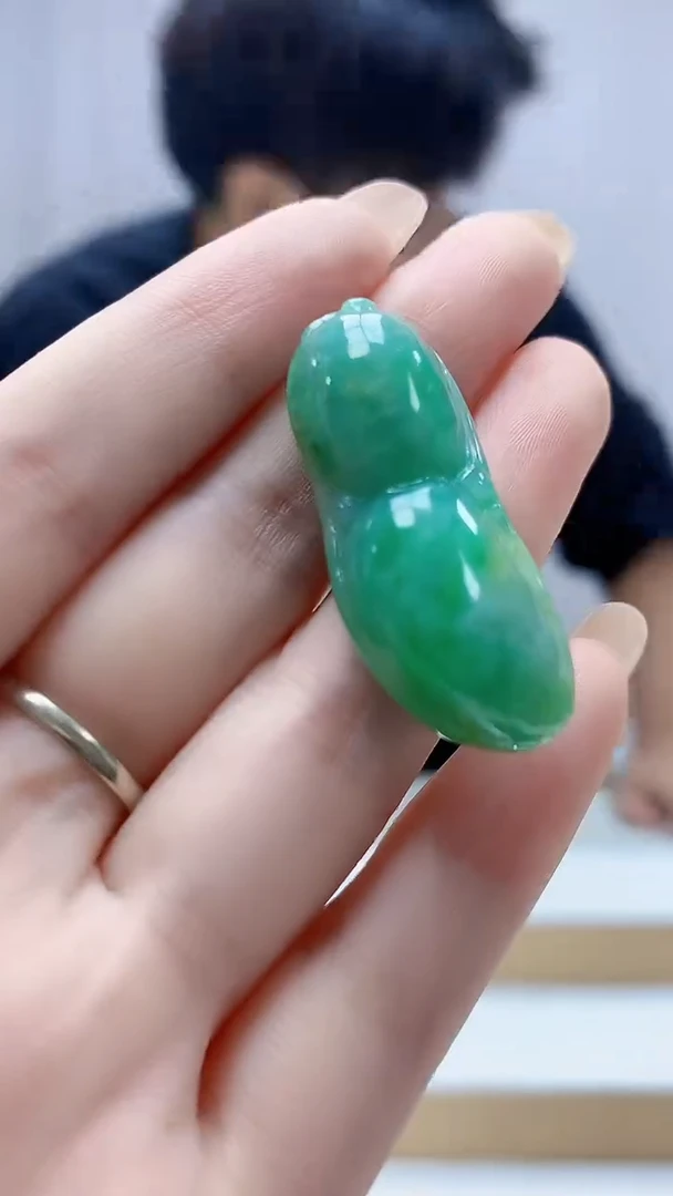 未镶嵌定制翡翠5145DD-毛货挂件42