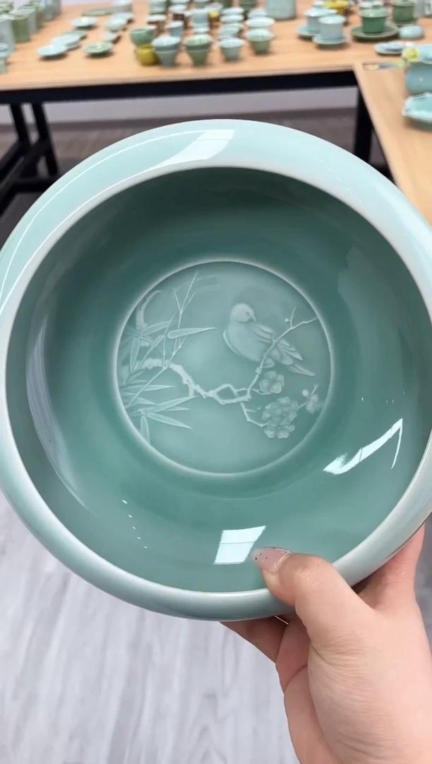 全手特价福利 微瑕 慧仙青瓷