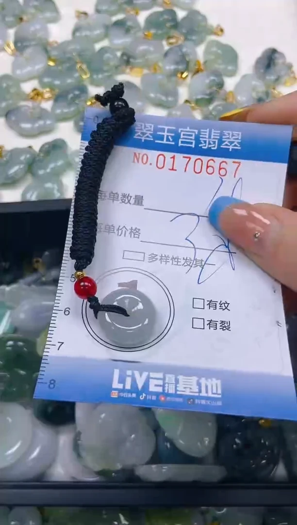 翡翠未镶嵌颈饰闪购0170667