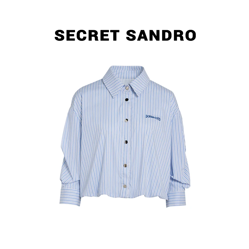 【蓝莓 】【多娜&Secret Sandro粉丝专享】衬衫 S55213166N