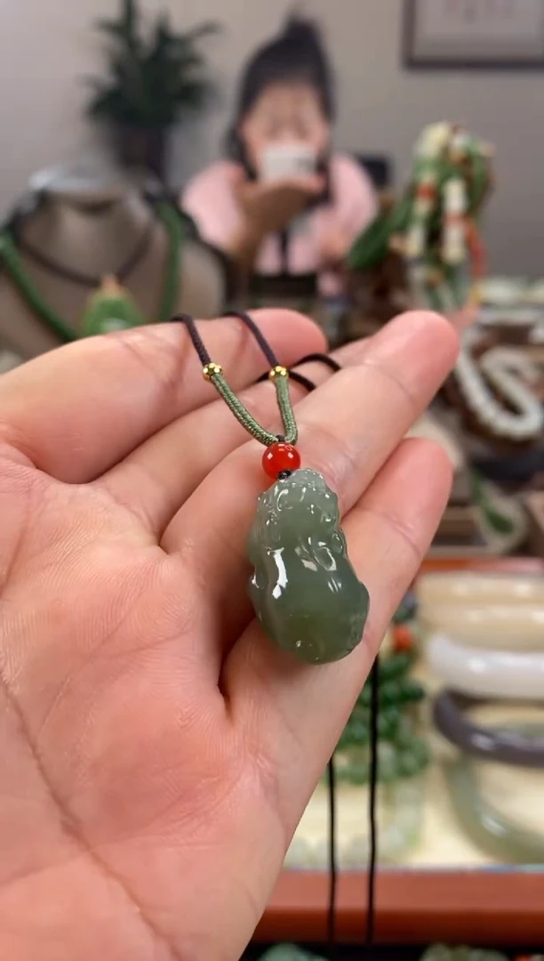 【闪购商品】和田玉颈饰未镶嵌貔貅吊坠