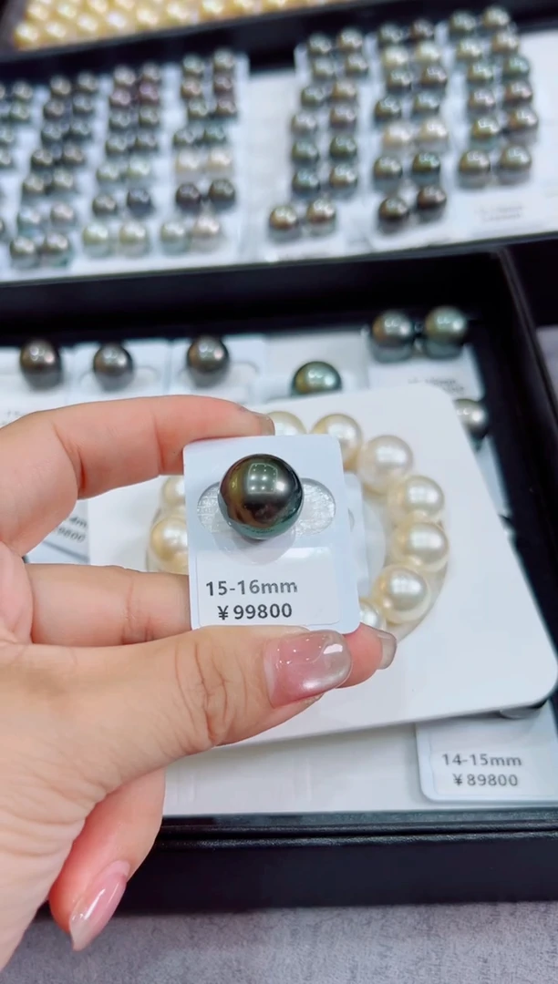 未镶嵌项链海水珍珠不退换总3000