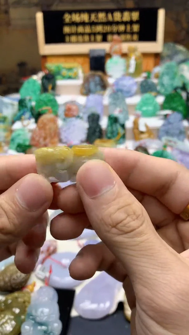 颈饰未镶嵌翡翠天然A货翡翠