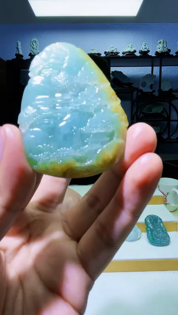 定制翡翠未镶嵌毛货04260010