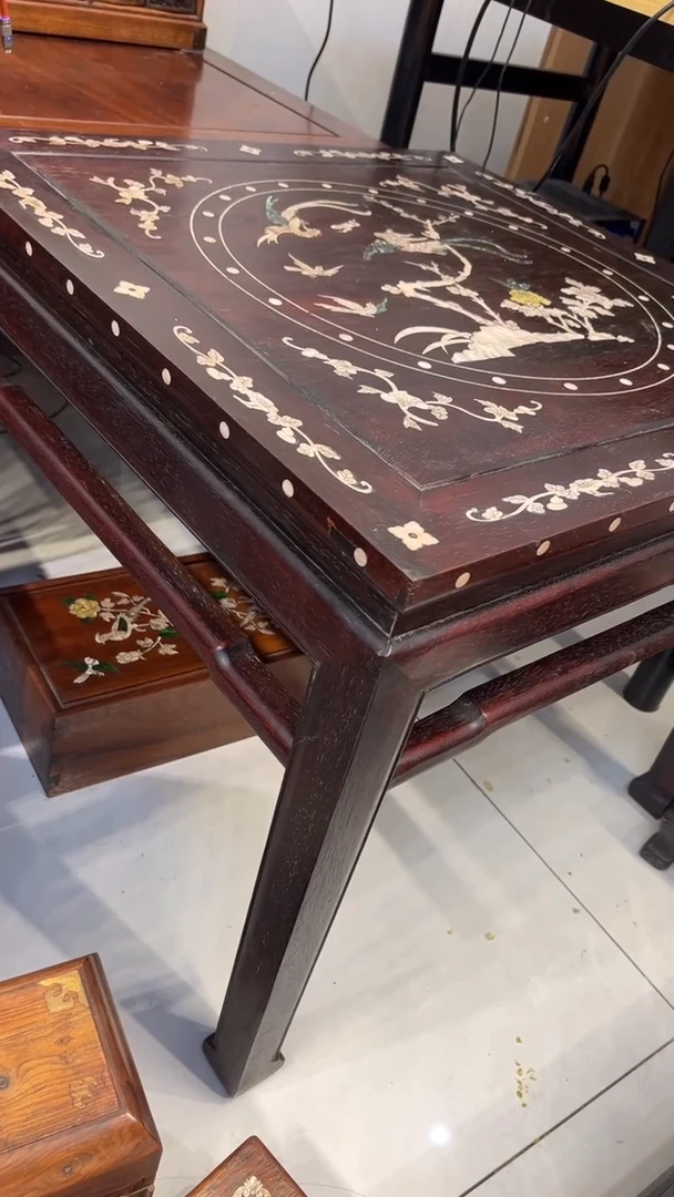 【闪购商品】木螺钿八仙桌螺钿八仙桌