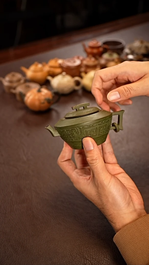 茶壶紫砂慕古秦权紫砂壶