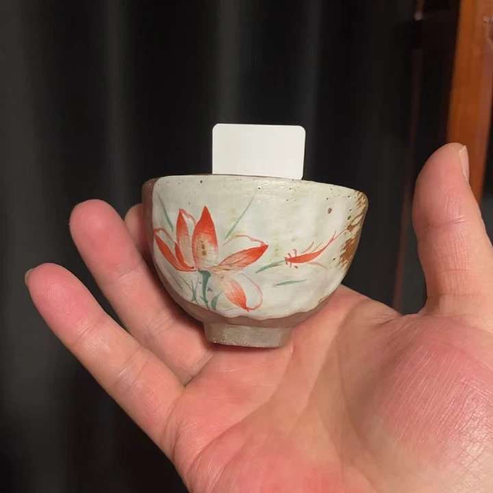 A05手绘神州古韵磨砂感老岩泥茶壶