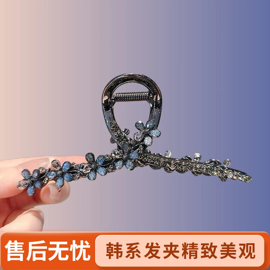女自然抓夹日韩发夹发卡气质百搭欧若精灵风夹子小姨风大抓夹轻奢
