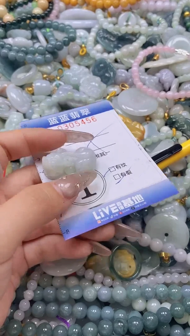 翡翠未镶嵌颈饰闪购0305456