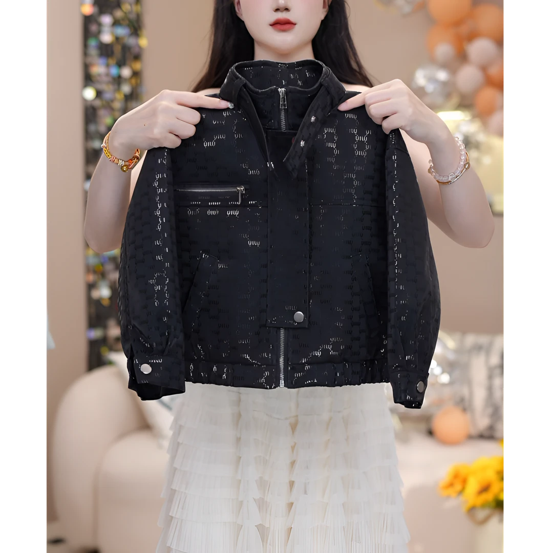 2025韩版儿童机车风儿童皮衣男童夹克帅气上衣嘻哈风宝宝春秋外套