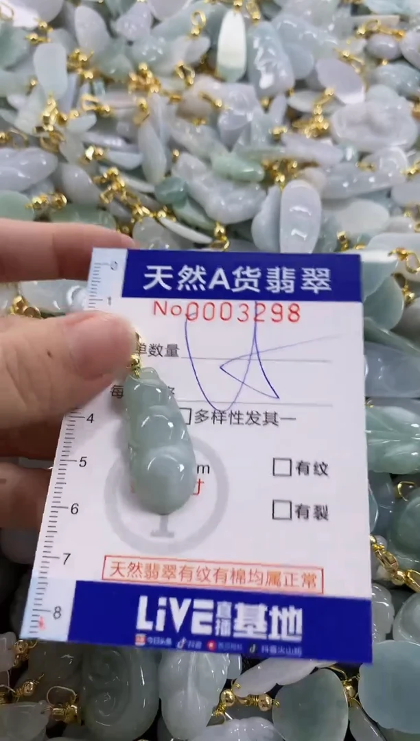 颈饰未镶嵌翡翠天然A货翡翠