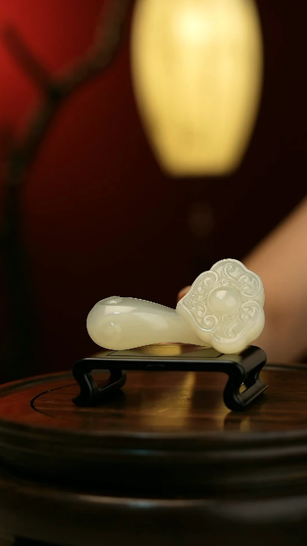 玉【吉祥如意】玉石摆件手把件