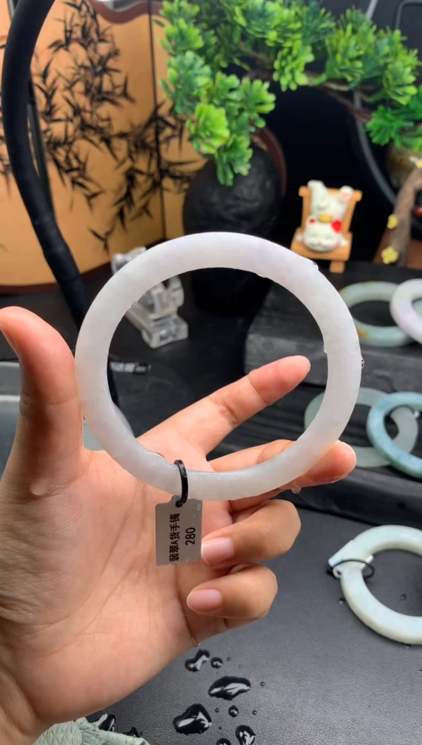 定制翡翠手镯未镶嵌9号手镯64-70卡2