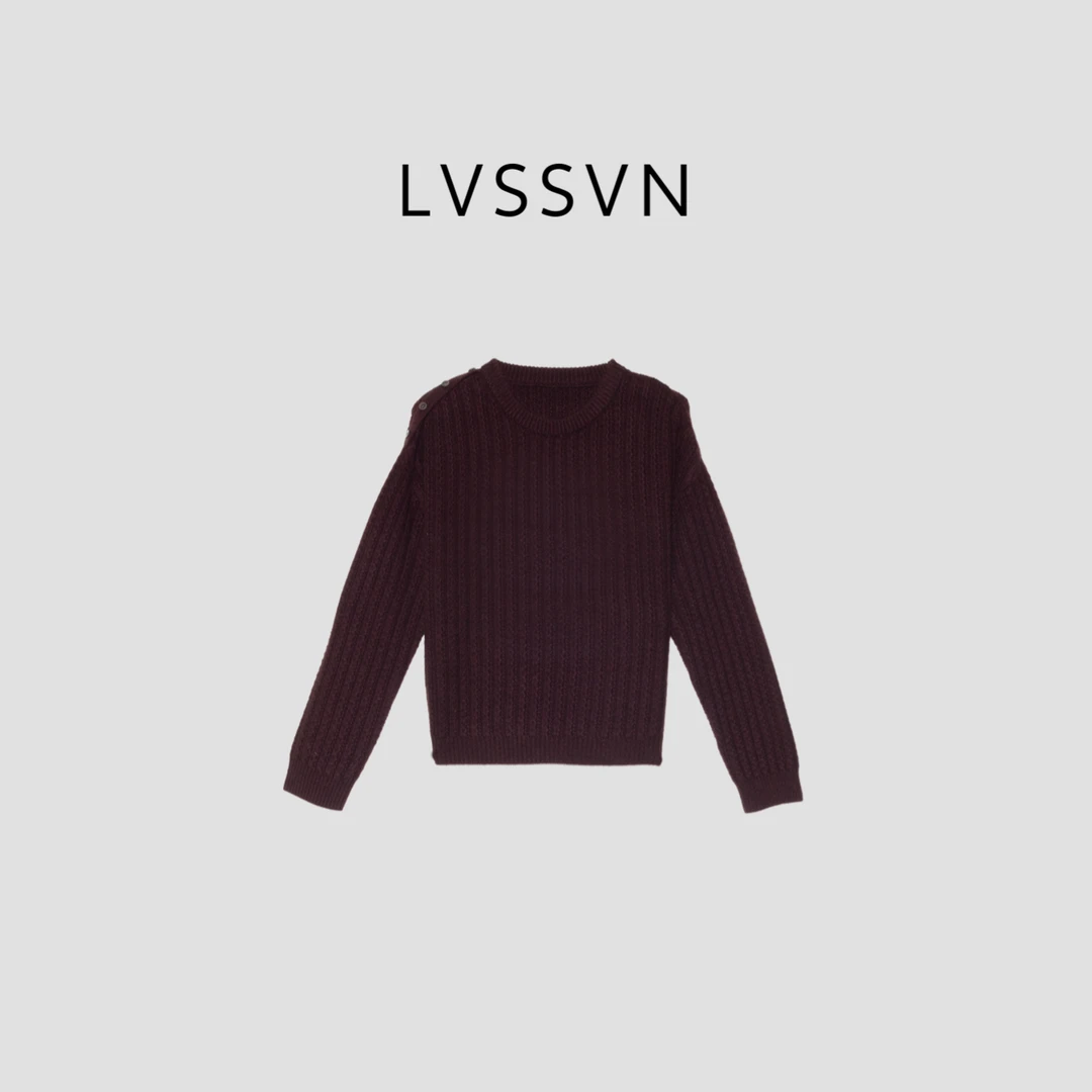 LVSSVN/露裳2025SS早春新款 牦牛绒针织衫 Z-30917