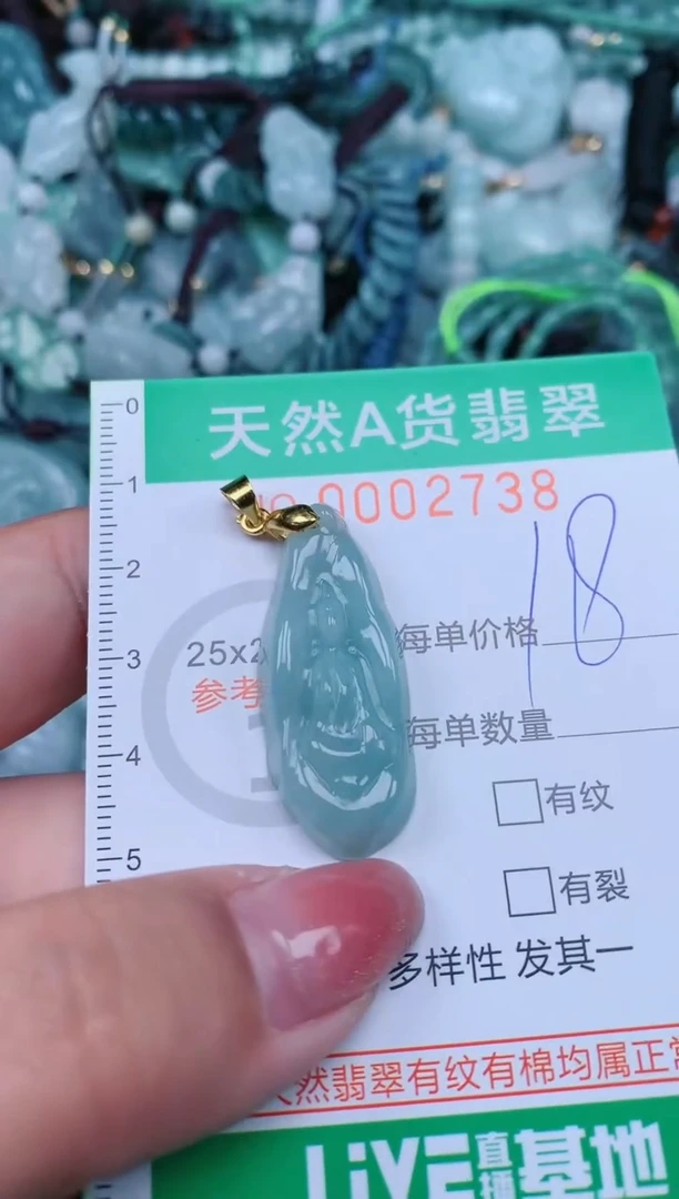 【闪购商品】翡翠颈饰未镶嵌.0002738