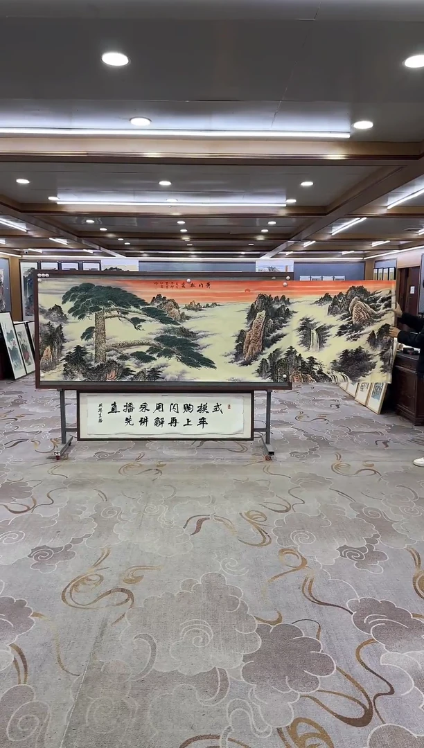 绘画Y-王红兵-小丈二-山水画