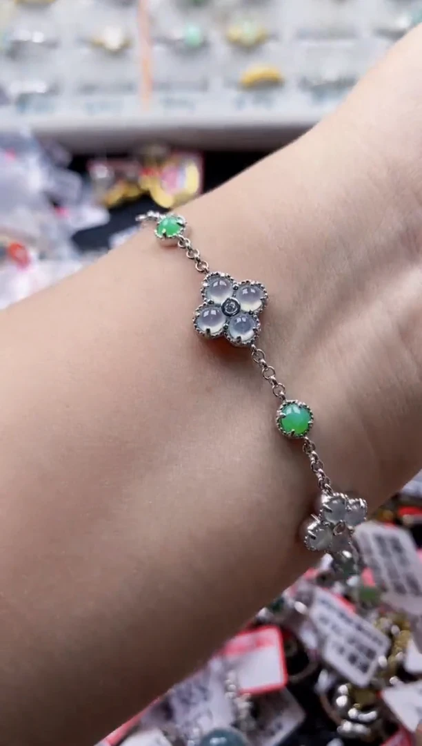 翡翠戒指银S925镶嵌16-16--1