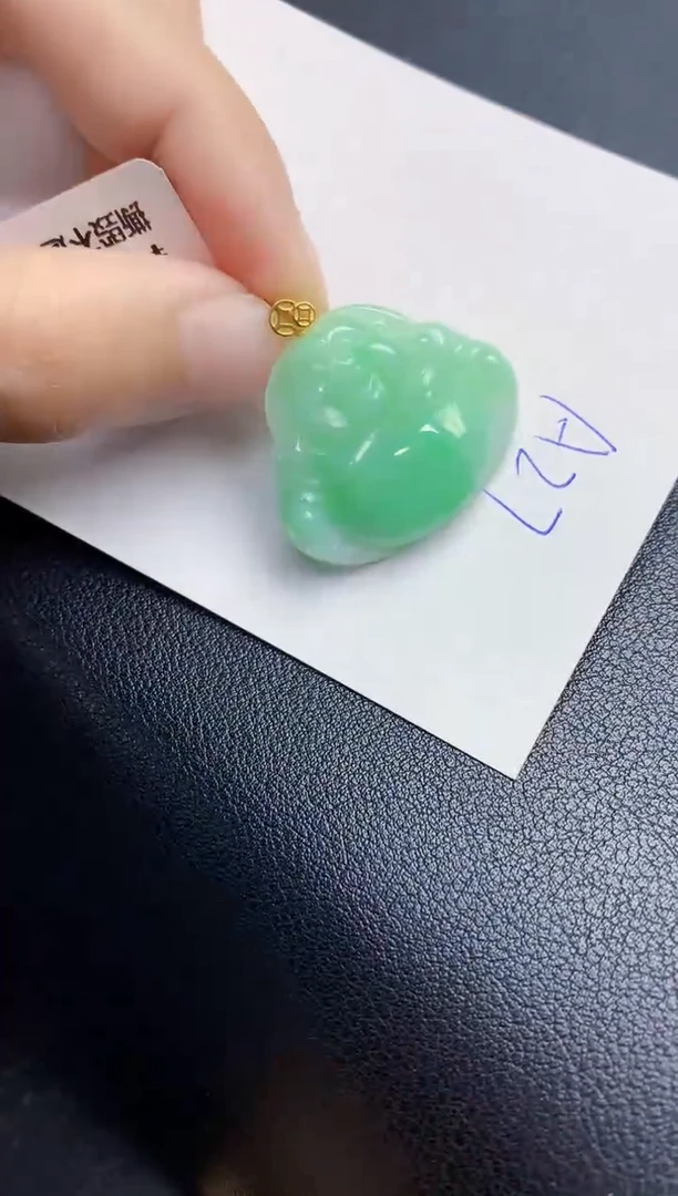 【闪购商品】翡翠颈饰18K金镶嵌000000000