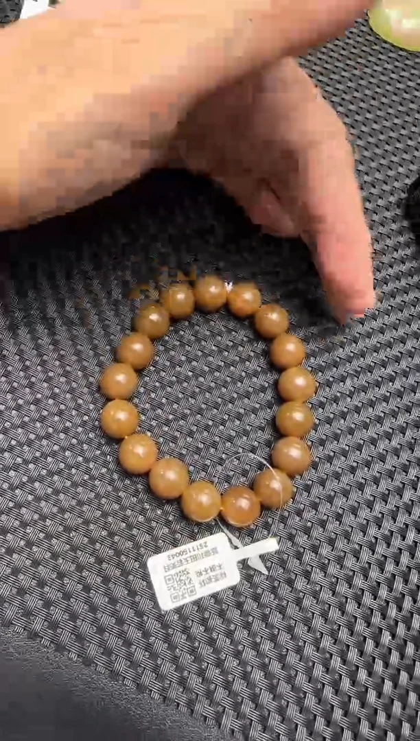 未镶嵌手串和田玉若羌糖手串卡12