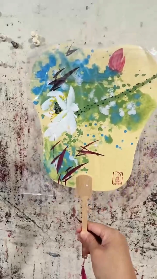 国画团扇88888888
