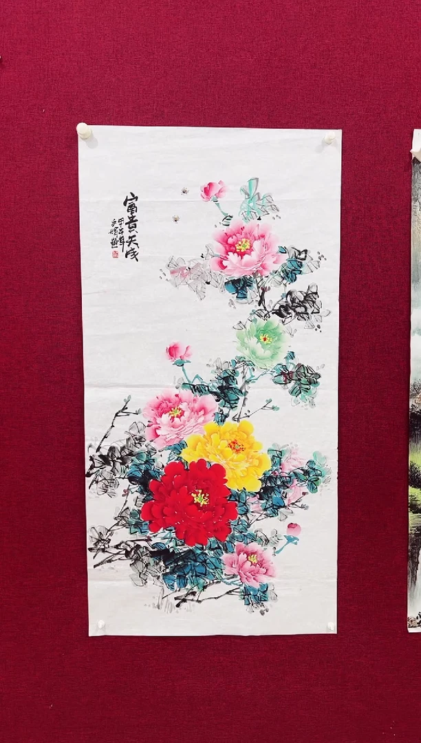 国画陶**决师文娟国画作品