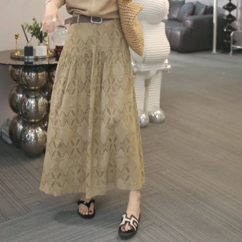 【纯情爱恋】2025春季新款休闲气质甜美半身裙LK2502108