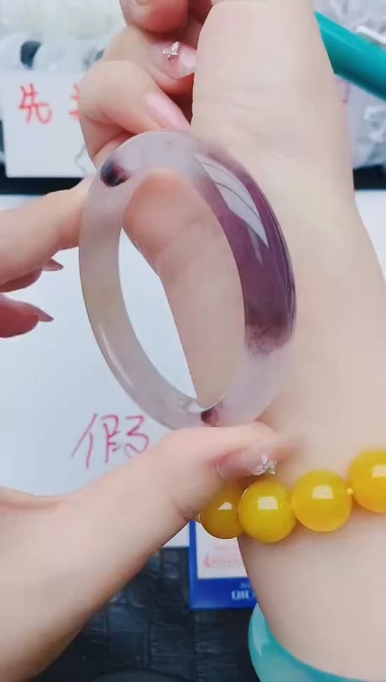 未镶嵌手镯石英质玉z114+60-61