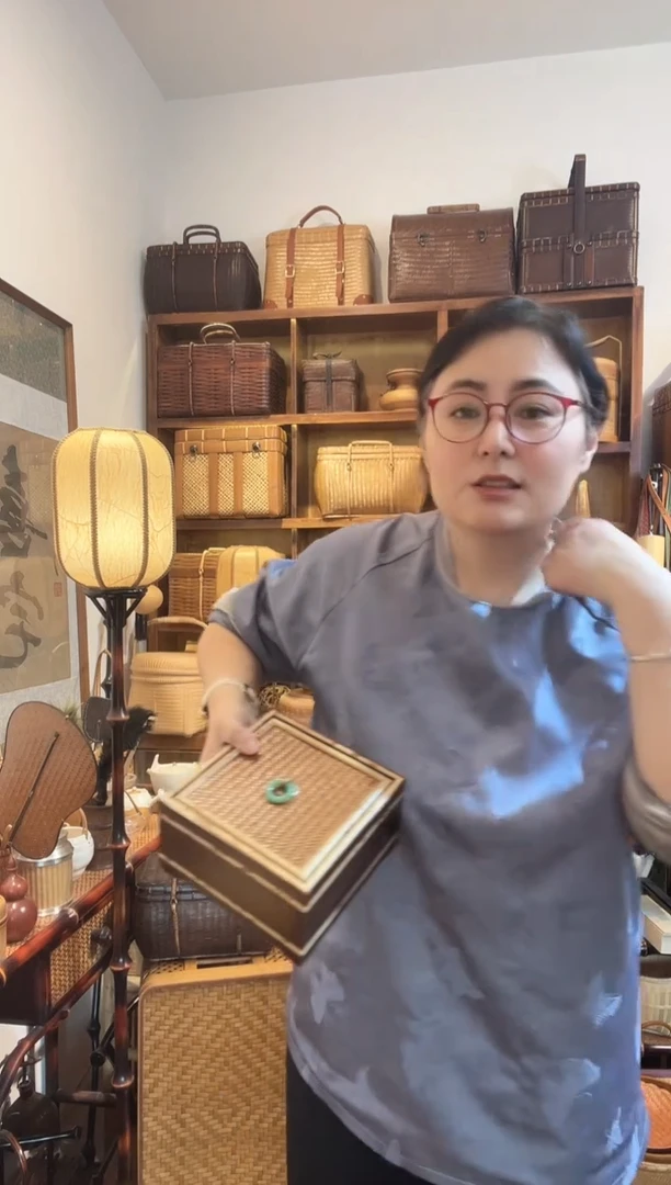 湘妃竹竹制首饰盒