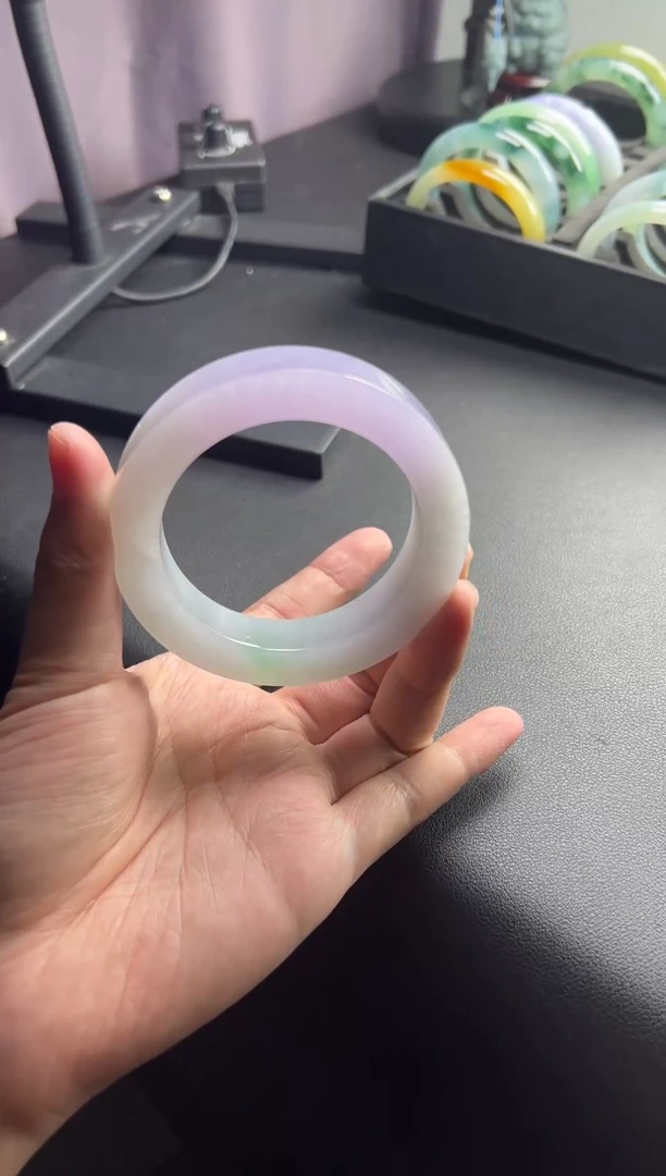 定制翡翠手镯定制未镶嵌紫罗兰手镯定制