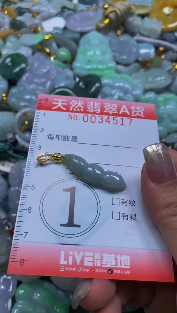 翡翠未镶嵌颈饰闪购0034517