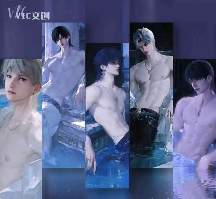 【翻翻乐】缠绵悱恻亚克力透卡盲盒同人二创