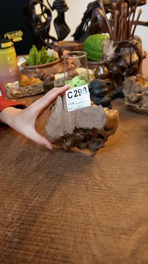 C298鹰瞳手作硬木工艺小底座