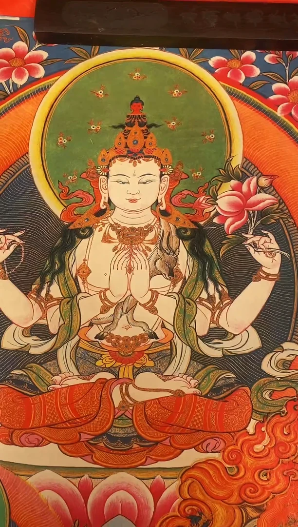 装裱画精美唐卡tk16045