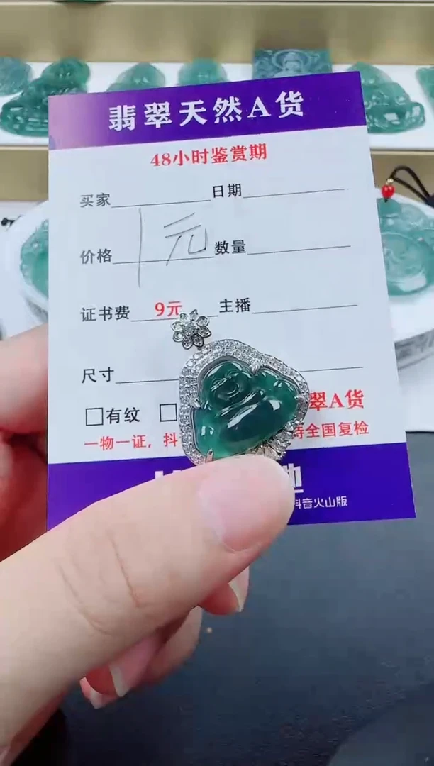 翡翠未镶嵌颈饰11111111