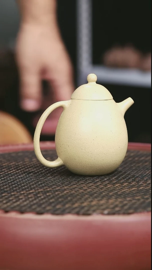 茶壶紫砂本绿龙蛋190CC