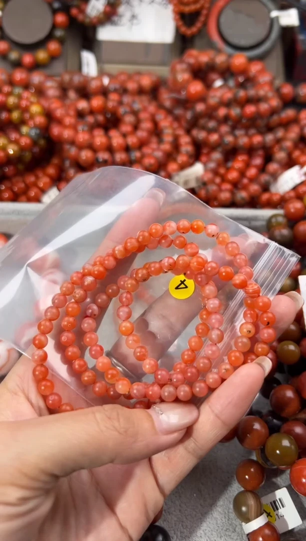 未镶嵌手串南红玛瑙5+