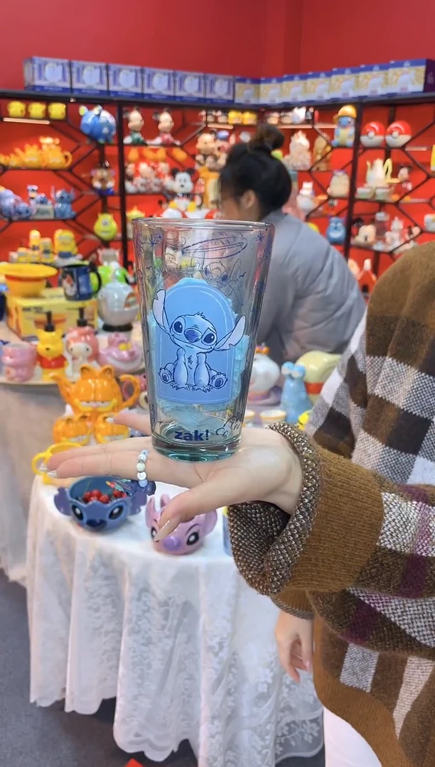【闪购商品】1@@高硼硅史迪仔玻璃杯