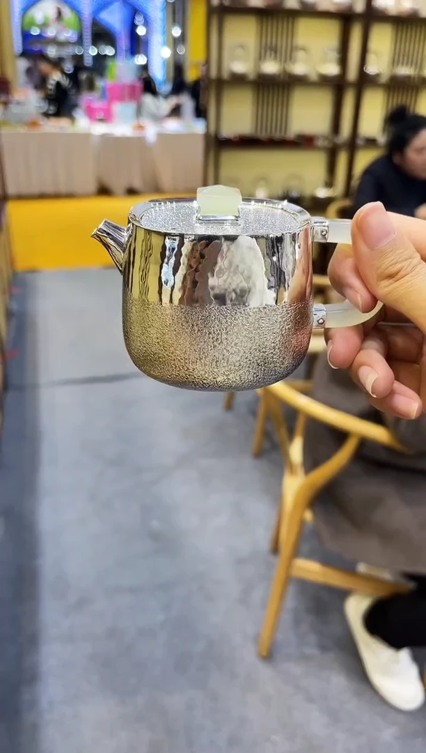 细工坊纯银小泡壶