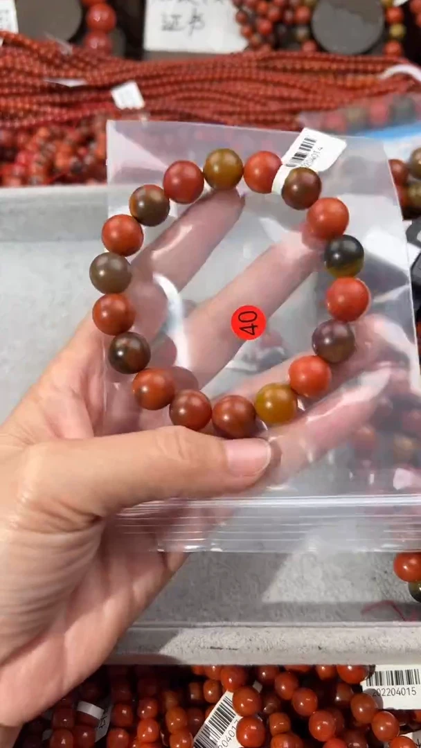 南红玛瑙手串未镶嵌12