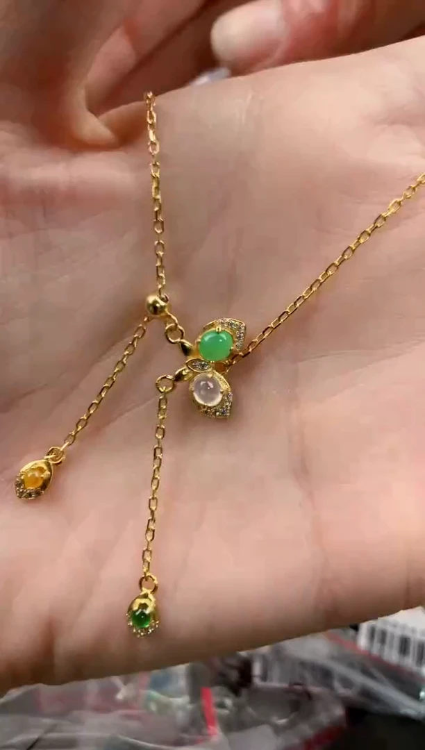 银S925镶嵌戒指翡翠1111----8