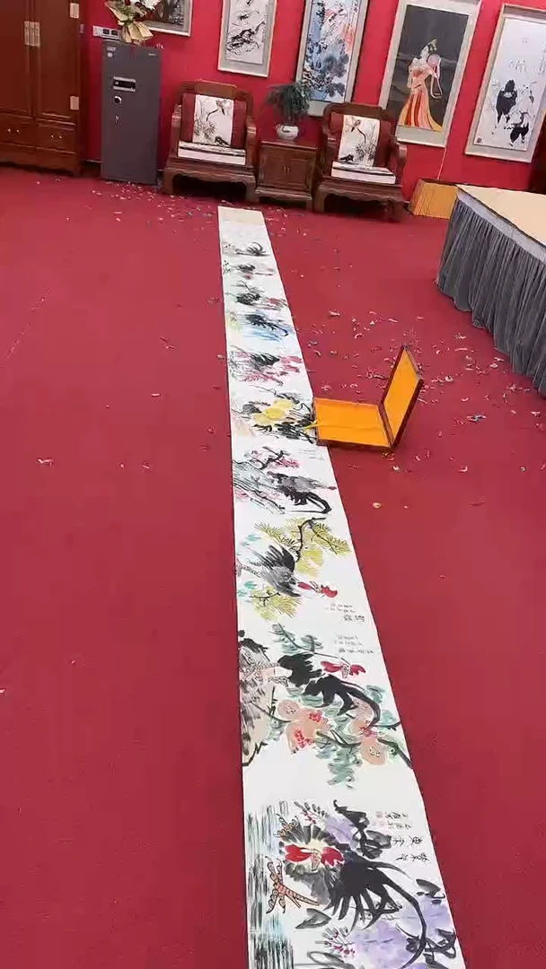 国画英雄本色合作册页