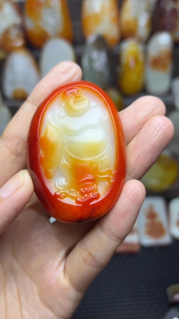 和田玉未镶嵌挂件1