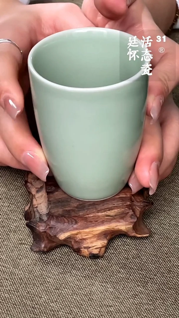 杯子瓷廷怀窑活态瓷清酒杯