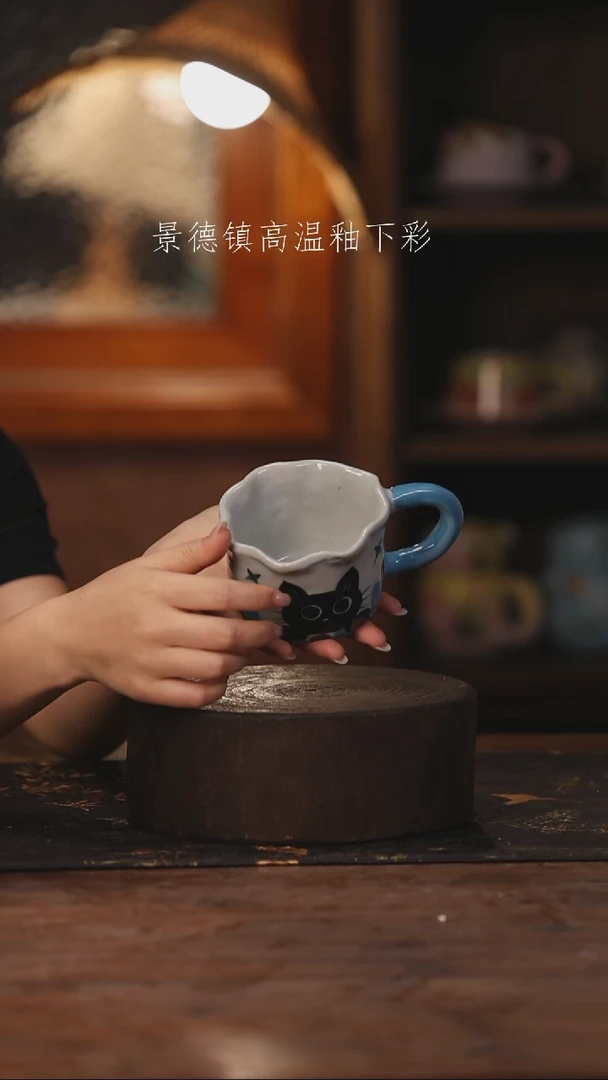 陶瓷景德镇高温釉下手绘陶瓷167