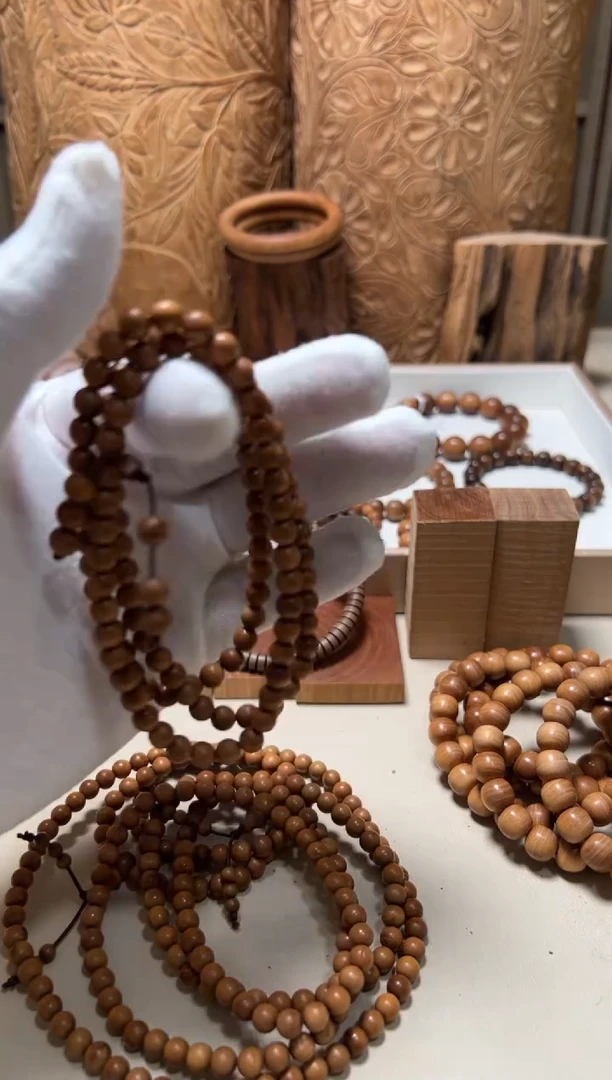 檀香木手串/手链瑕疵0.6*108老山檀香