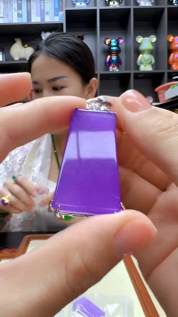 翡翠银S925镶嵌颈饰沉白diy劲饰