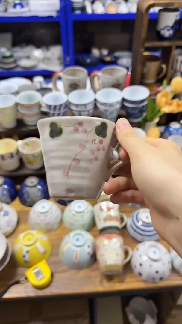 圆形日本进口 濑户烧马克杯