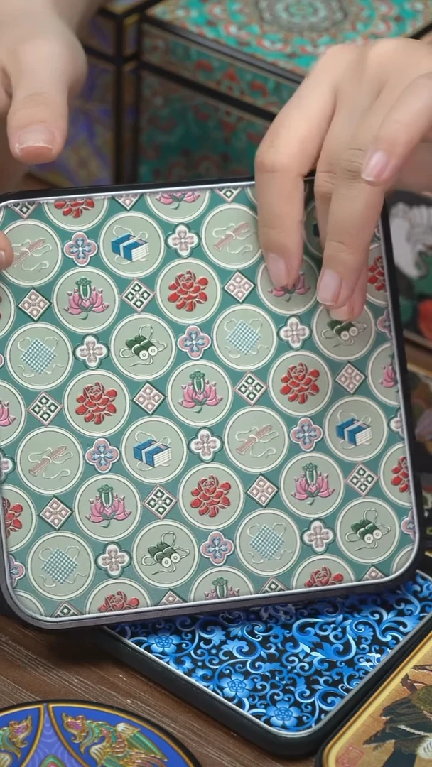 壹藏贰宝四艺图大垫子一片