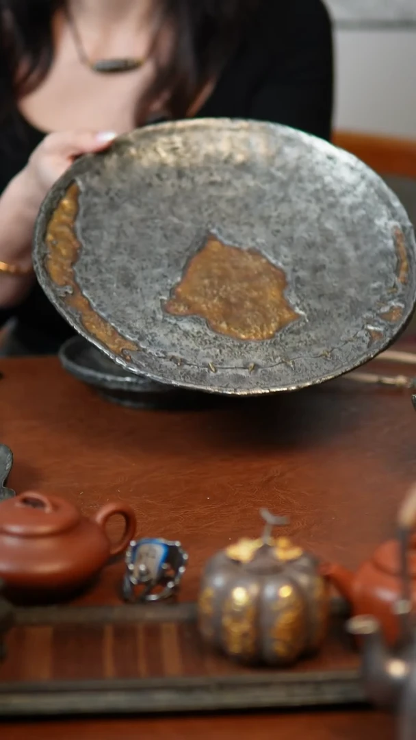 瓷片超*生雅玩合集雅玩合集锡罐锡盘